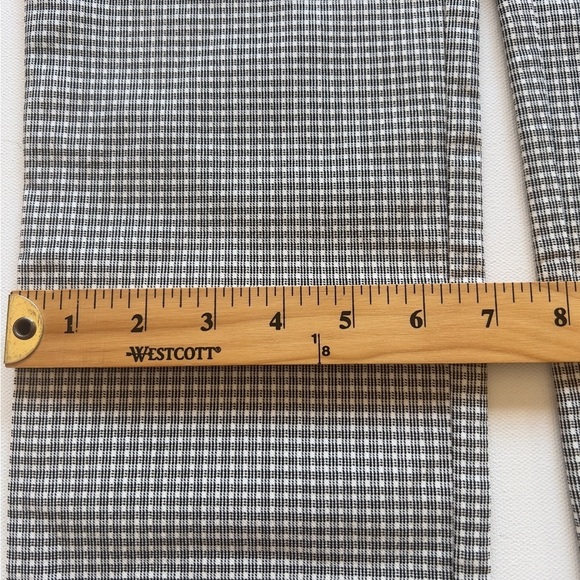 NWT Women's Hilary Radley Pant Small Black White Striped Flat Front Size Small - Picture 3 of 8